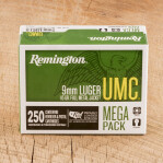 Remington UMC 9mm Luger Ammunition - 1000 Rounds of 115 Grain MC