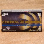 Federal Premium Law Enforcement 40 S&W Ammunition - 1000 Rounds 165 Grain HST HP