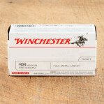 Winchester Target 38 Special Ammunition - 50 Rounds of 130 Grain FMJ