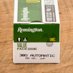 Remington UMC 380 ACP Ammunition - 100 Rounds of 88 Grain JHP
