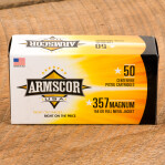 Armscor USA 357 Magnum Ammunition - 50 Rounds of 158 Grain FMJ