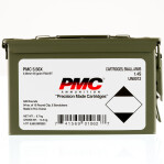 PMC X-TAC 5.56x45 Ammunition - 840 Rounds of 55 Grain FMJBT in Bandolier in Ammo Can