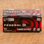 Federal American Eagle 5.7x28 Ammunition - 50 Rounds of 40 Grain FMJ