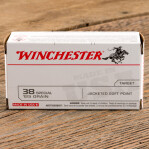 Winchester 38 Special Ammunition - 50 Rounds of 125 Grain JSP 