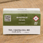 Magtech 7.62x51 Ammunition - 50 Rounds of 147 Grain FMJ M80