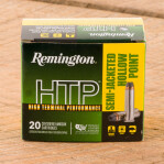 Remington HTP 38 Special +P Ammunition - 20 Rounds of 125 Grain SJHP