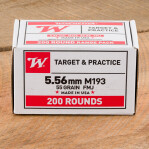 Winchester USA 5.56x45 Ammunition - 800 Rounds of 55 Grain FMJ