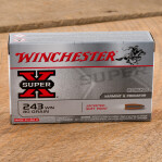 Winchester Super-X 243 Win Ammunition - 200 Rounds of 80 Grain JSP
