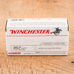 Winchester USA 357 Magnum Ammunition - 500 Rounds of 110 Grain JHP