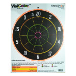 Champion Splatter Targets - 10 VisiColor Dartboard Targets - 14" x 11"