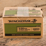 Winchester 5.56x45 Ammunition - 200 Rounds of 62 Grain FMJ M855