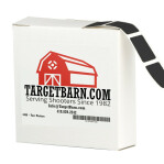 Black Target Pasters - 1000 Count - 7/8" Boxed Square Adhesive Pasters