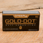 Speer LE Gold Dot 9mm Luger Ammunition - 1000 Rounds of 115 Grain JHP