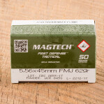 Magtech 5.56 NATO Ammunition - 1000 Rounds of 62 Grain FMJ