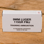 Blazer Brass Training 9mm Ammunition - 1000 Rounds of 115 Grain FMJ