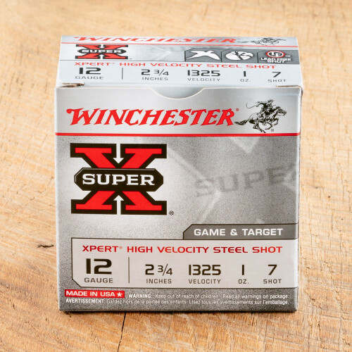 Cheap 12 Gauge Ammo For Sale - 2-3/4” 1oz. #6.5 Steel Shot Ammunition in  Stock by Winchester Xpert Game & Target - 25 Rounds