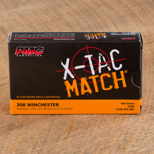 PMC 308 Winchester 168 Grain OTM - 200 Rounds