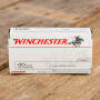 Winchester 40 S&W Ammunition - 50 Rounds of 180 Grain FMJ