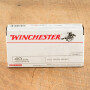 Winchester USA 40 S&W Ammunition - 500 Rounds of 165 Grain FMJ