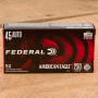 Federal American Eagle 45 ACP Ammunition - 50 Rounds of 230 Grain FMJ