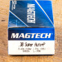 Magtech 38 Super Ammunition - 50 Rounds of +P 130 Grain FMJ