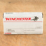 Winchester 40 S&W Ammunition - 50 Rounds of 165 Grain FMJ