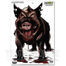 Birchwood Casey Splatter Targets - 8 Darkotic Targets - Smokehouse
