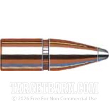 .375" Hornady Interlock 378 Weatherby Mag Bullets - 100 Qty - 225 Grain SP