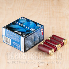 Federal Top Gun 12 Gauge Ammunition - 25 Rounds of 2-3/4” 1-1/8 oz #8 Shot