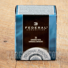 Federal Personal Defense 357 Magnum Ammunition - 20 Rounds of 125 Grain JHP
