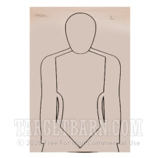 OPOTA Paper Targets - Ohio Police Training - 100 Count
