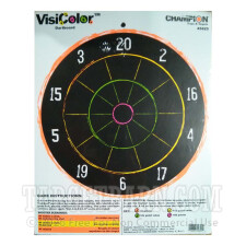 Champion Splatter Targets - 10 VisiColor Dartboard Targets - 14" x 11"