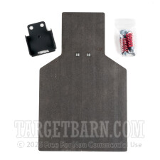Steel Target With Hardware - IPSC Torso - Handgun