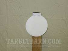 Steel Target With Hardware - 8" Round - Handgun