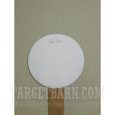 Steel Target With Hardware - 12" Round - Handgun & Rifle