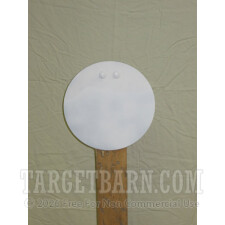 Steel Target With Hardware - 10" Round - Handgun