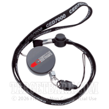 Retractable Lanyard for CED 7000 Range Timer - Black