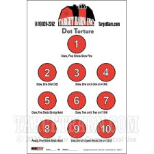 Target Barn Splatter Targets - 50 EZ2C Targets - 2" Dot