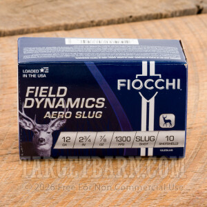 Fiocchi Law Enforcement Low Recoil 12 Gauge Ammunition - 10 Rounds of 2-3/4