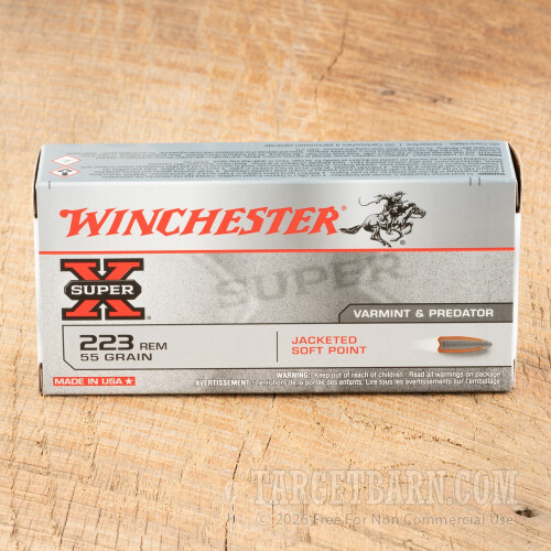 Winchester Super-X 223 Remington 55 Grain JSP - 20 Rounds