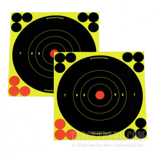 1,000 6-inch Shoot N-C Bulls-Eye Targets for Sale