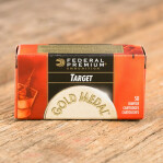 Federal Gold Medal Target 22 LR Ammunition - 500 Rounds of 40 Grain LRN
