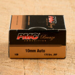 PMC Bronze 10mm Auto Ammunition - 25 Rounds of 170 Grain JHP