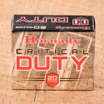 Hornady Critical Duty 45 ACP Ammunition - 20 Rounds of +P 220 Grain FlexLock JHP