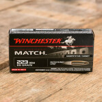 Winchester Match 223 Remington Ammunition - 200 Rounds of 69 Grain BTHP
