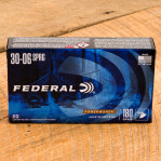 Federal Power-Shok 30-06 Ammunition - 20 Rounds of 180 Grain SP