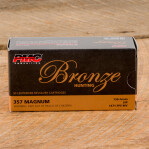 PMC Bronze 357 Magnum Ammunition - 1000 Rounds of 158 Grain JSP