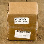 .400" Zero 40 S&W Bullets - 500 Qty - 200 Grain Full Metal Jacket Truncated Cone