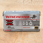 Winchester WinClean 45 ACP Ammunition - 50 Rounds of 230 Grain BEB - Law Enforcement Trade-In