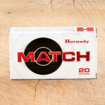 Hornady Match 308 Winchester Ammunition - 200 Rounds of 168 Grain HPBT